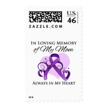 In Memory of My Mom - Pancreatic Cancer Stamps