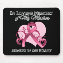 In Memory of My Mother - Breast Cancer Mouse Pad