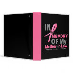 In Memory of My Mother-in-Law Breast Cancer Album Vinyl Binder
