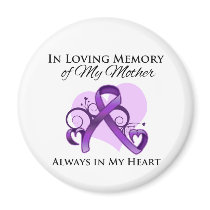 In Memory of My Mother - Pancreatic Cancer Fridge Magnets
