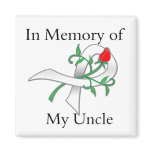 In Memory of My Uncle - Lung Cancer Magnet