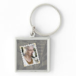 In Memory of Photo Template Keychain