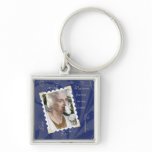In Memory of Photo Template Keychain