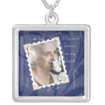In Memory of Photo Template Necklace