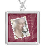 In Memory of Photo Template Necklace