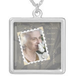 In Memory of Photo Template Necklace