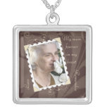 In Memory of Photo Template Necklace