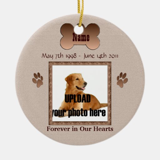 in memory of your dog double sided ceramic round christmas in memory of your dog double sided ceramic round christmas