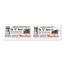 In Memory Ray "RJ" Newton bumper stickers by chugmonkey In Memory Ray "RJ" Newton bumper stickers