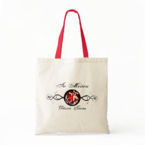 In Motion Medal Vine Tote bags
