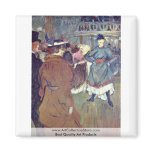 In Moulin Rouge ": The Beginning Of The Quadrille, Fridge Magnet