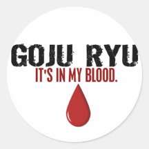 In My Blood GOJU RYU Sticker