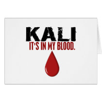 In My Blood KALI Cards
