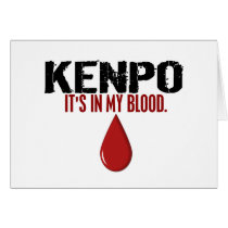 In My Blood KENPO Greeting Cards