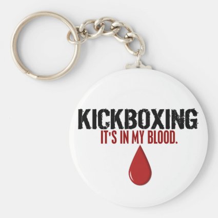 In My Blood KICKBOXING Keychain