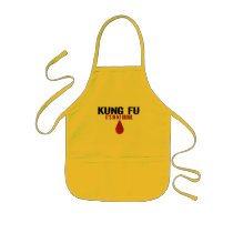 In My Blood KUNG FU aprons