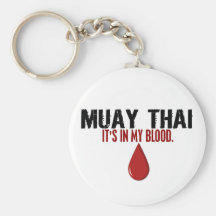In My Blood MUAY THAI Keychain