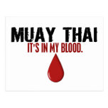 In My Blood MUAY THAI Post Card