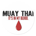 In My Blood MUAY THAI stickers by blackbeltstuff In My Blood MUAY THAI stickers