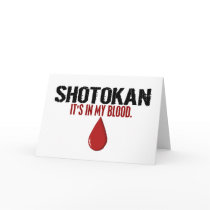 In My Blood SHOTOKAN Cards
