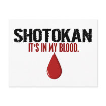 In My Blood SHOTOKAN Postcard