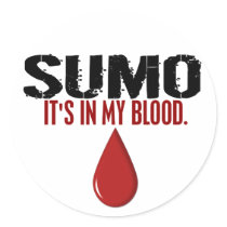 In My Blood SUMO stickers by blackbeltstuff In My Blood SUMO stickers