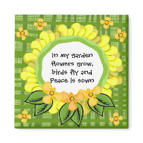 In my garden... Magnet Square
