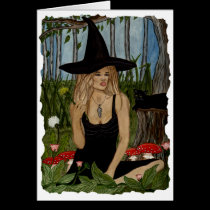 In My Magic Garden Blank Card