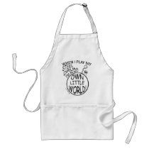 In My Own Little World Steel Drum aprons by Danger_Instrument In My Own Little World Steel Drum aprons