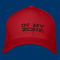 IN MY ZONE embroidered hats