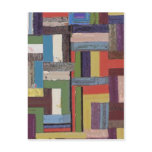 IN ORBIT - Abstract Postcard