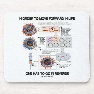 In Order To Move Forward In Life Go Reverse Humor Mouse Pads