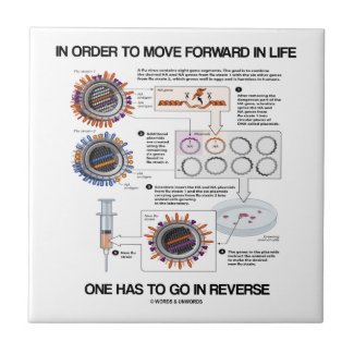 In Order To Move Forward In Life Go Reverse Humor Tile