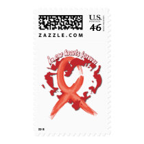 In Our Hearts Forever - Red postage