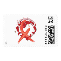 In Our Hearts Forever - Red stamps