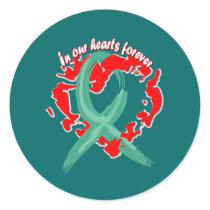 In Our Hearts Forever stickers