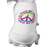 In Peace We Trust Pet T Shirt