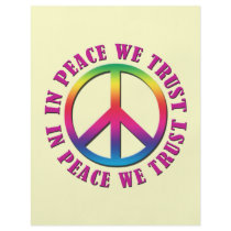 In Peace We Trust Flyers