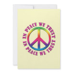 In Peace We Trust Personalized Invitations
