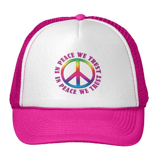 In Peace We Trust Trucker Hat