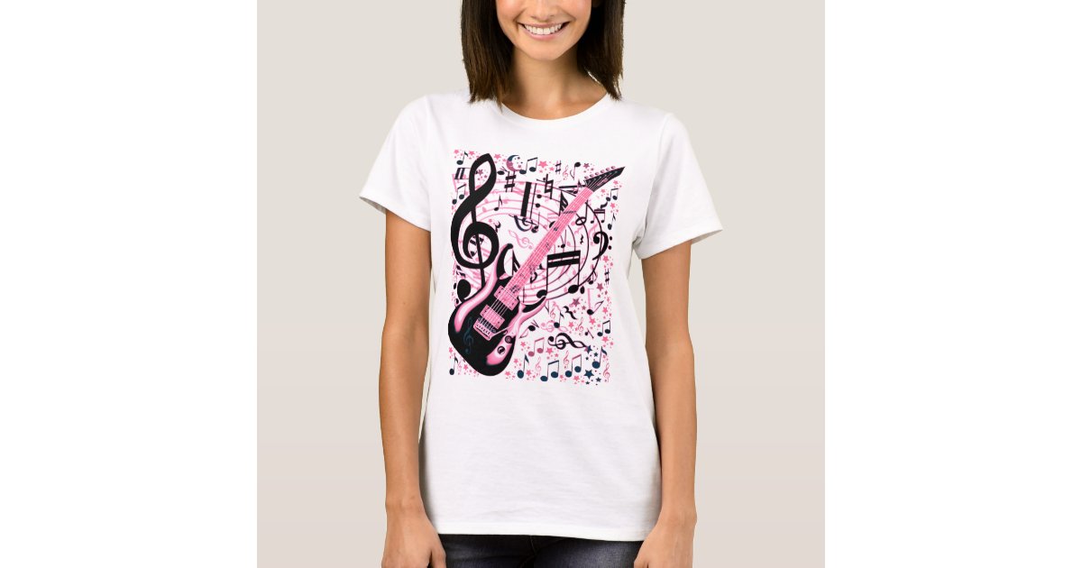 rock and roll t shirt womens