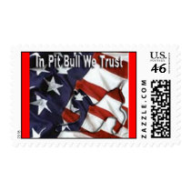 In Pit Bull We Trust Postage postage