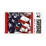 In Pit Bull We Trust Postage postage