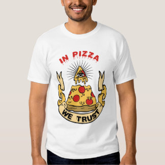 target shirt in pizza we trust