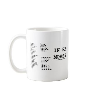 In Re Morse (Morse Code) mug