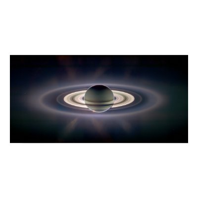 In Saturn's Shadow Enhanced Print by solarviews