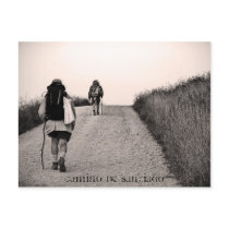 In search, Camino de Santiago postcards