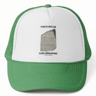 In Search Of Rosetta Stone Address Communication hat