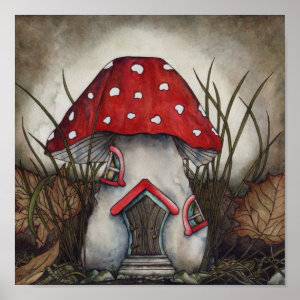 In Sleepy Oaks Woods print