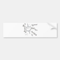 In solitude sound becomes hollow bumper stickers